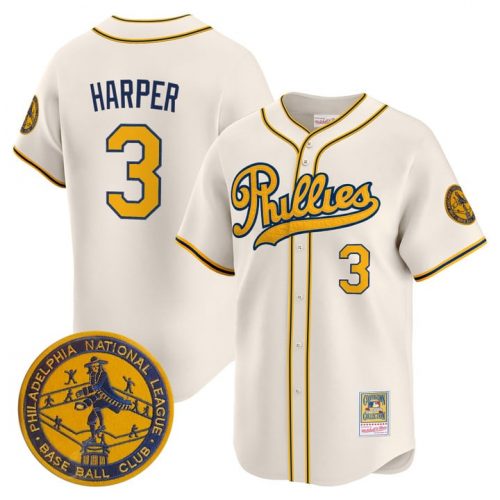 Men’s Philadelphia Phillies 1938 Heritage Vapor Premier Limited Jersey – ‘New Sweden 300th Anniversary’ Patch – All Stitched